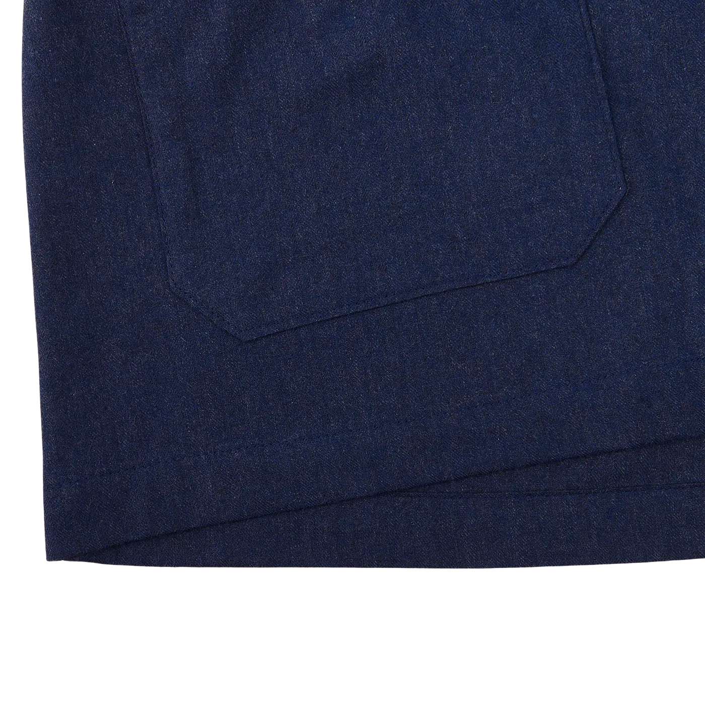 Blue Piped Cotton Classic Fit Pyjamas